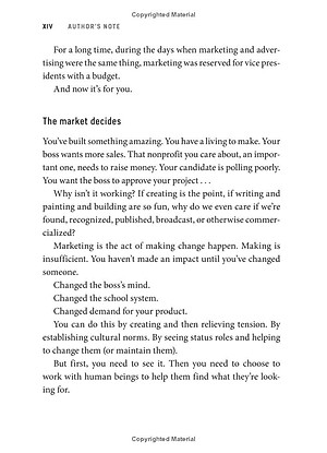 Sách This Is Marketing : You Can't Be Seen Until You Learn to See