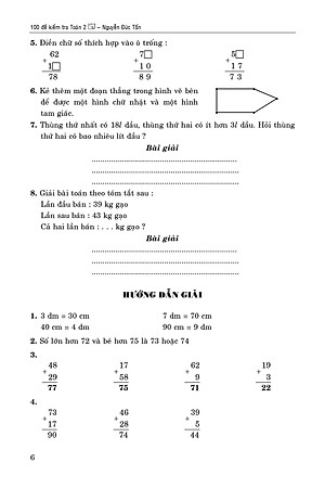 100 Đề Kiểm Tra Toán 2