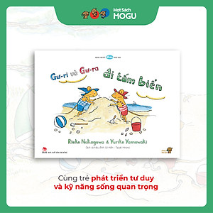 Truyện Ehon bé 3-4-5 tuổi - Gư-ri và Gư-ra đi tắm biển