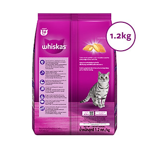 Thức Ăn Cho Mèo Whiskas Adult 1+ YearsVị Cá Thu 1.2kg/Túi