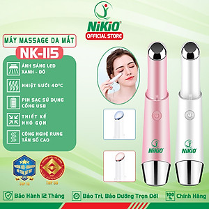 Bút Massage Mắt, Máy Mát Xa Môi Nhiệt Nóng Nikio NK-115 - Giảm Nếp Nhăn Và Thâm Quầng Mắt, Mỏi Mắt Hiệu Quả