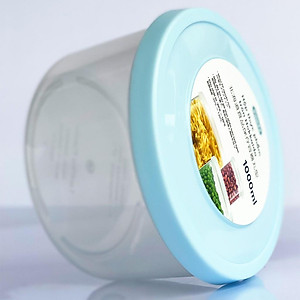 Bộ 3 Hộp Nhựa Đựng Thực Phẩm, Thức Ăn Hokkaido Tròn - Nhựa Cao Cấp Trong Suốt Bền Kín Chịu Nhiệt Cao Tiêu Chuẩn Nhật ( Tặng kèm khăn lau pakasa) 