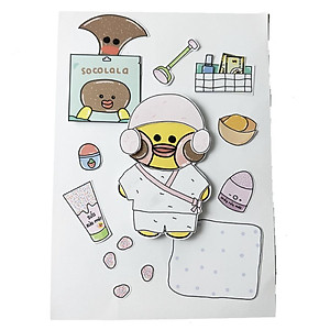 Bộ Tranh Tương Tác Cô Tiên Xanh - Chăm Sóc Bé Tèo