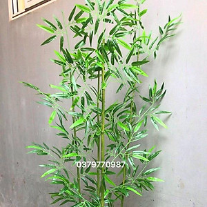 Cây trúc giả - Loại siêu nhiều lá - Size từ 1,2 đến 2 m - Cây trúc nhân tạo – Cây trúc cảnh trang trí – Cây tre giả