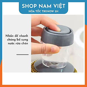 Bùi Nhùi Chà Nồi, Dụng Cụ Cọ Rửa Có Hộp Chứa Nước