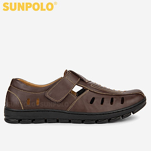 Giày Rọ Nam Da Bò SUNPOLO STA681 (Đen, Nâu)