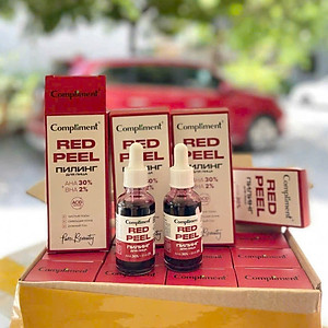 Serum Red Peel Compliment AHA 30% + BHA 2% cải thiện làn da, se khít chân lông 27ml