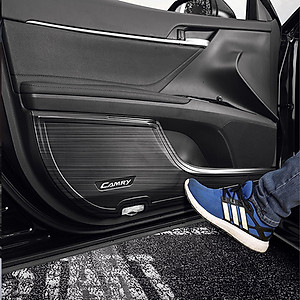 Bộ ốp Titan chống trầy xước Tapli, Táp li dành cho xe Toyota Camry 2019-2020