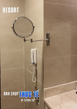 Gương trang điểm để bàn, LED, treo tường, Crom, phóng đại zoom x3, 2 mặt xoay siêu nét nhiều mẫu Minh House