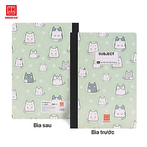 Sổ bìa bồi A4 200trang Hồng Hà Subject - 4586
