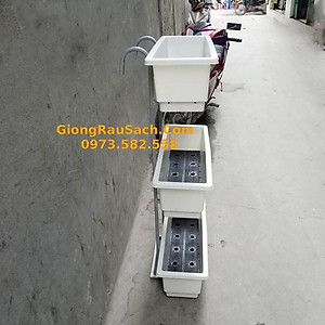 Móc treo Ban Công 3 Tầng Inox Chậu hoa thông minh vừa thành ban công, hàng rào từ 2-10cm - Chưa gồm Chậu