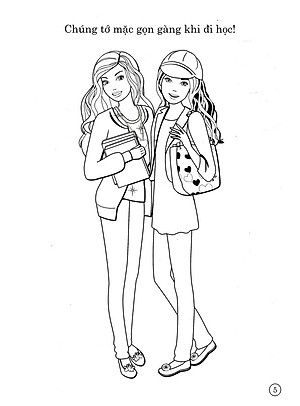 Barbie Xinh Đẹp 3 (Sách Tô Màu Có Hình Dán)