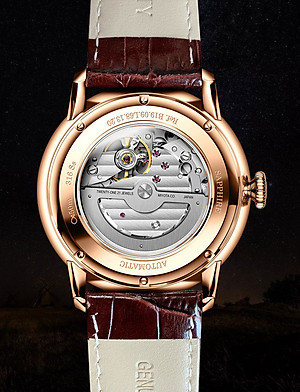 Đồng hồ nam chính hãng LOBINNI LB18071G-D1 hàng mới fullbox ,kính sapphire,chống xước,chống nước 50m,Bh 24 tháng,máy cơ (automatic),mặt trắng dây da nâu xịn