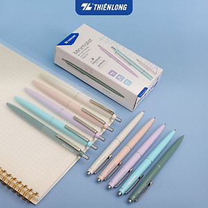 Combo 5/10/20 Bút gel B - Minimalist Butter Gel Thiên Long - Premium tip - Mực Xanh - Màu thân ngẫu nhiên