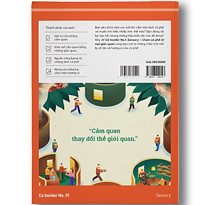 Sách Cà Insider No.1 - SENSORY - Chạm Cà Phê Từ Mọi Giác Quan