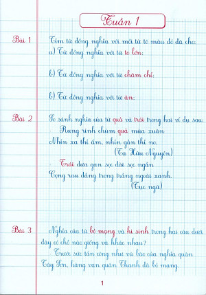 Sách Vở Ô Li Bài Tập Thực Hành Tiếng Việt 5 (Quyển 1)