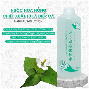 Nước Hoa Hồng Diếp Cá Giúp Cân Bằng Da Dokudami Nội Địa Nhật Bản 500ml