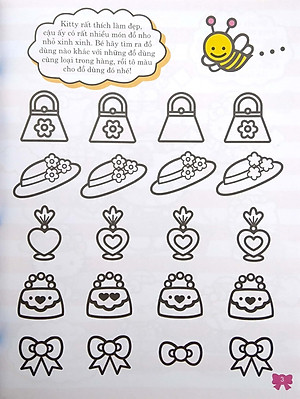 Bộ 4 Cuốn Hello Kitty- Sách Tô Màu: Rèn Luyện Khả Năng Cho