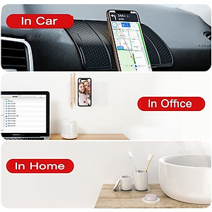 Tấm Lót Dán Giữ Điện Thoại Trên Xe Hơi Chất Liệu Cao Su Nano Siêu Dính Siêu Chắc - Hàng Chính Hãng Baseus