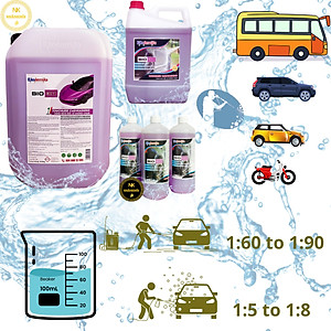 Bio 30 - 1 lít - Dung dịch rửa xe không chạm - Nước rửa xe bọt tuyết - Ekokemika