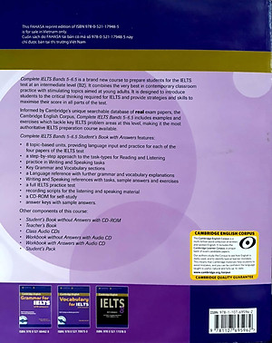 Complete IELTS B2 Student's Book with answer & CD-Rom