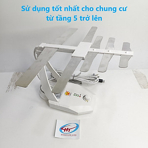 anten bàn HOÀNH KIẾN ĐẠT 105 cho chung cư cao tầng hoặc nhà gần trạm phát sóng DVB T2, Hàng Chính Hãng.