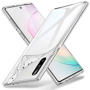 Ốp lưng dẻo silicon cho Samsung Galaxy Note 10 hiệu Ultra Thin (siêu mỏng 0.6mm, chống trầy, chống bụi) - Hàng nhập khẩu
