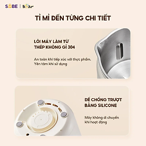 Máy làm sữa hạt Bear 1L SB-SH09Q 1L (800W)- Hàng chính hãng