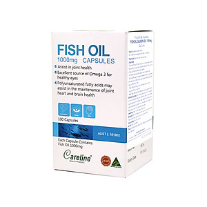  Viên uống dầu cá hồi Omega 3 Salmon Fish Oil Careline