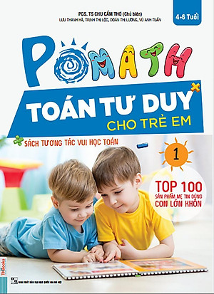 Sách POMath - Toán Tư Duy Cho Trẻ Em 4-6 Tuổi (Tập 1)