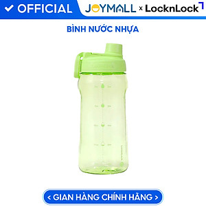 Bình nước nhựa LocknLock Active Large Bottle 1.5L màu xanh lá HAP941GRN, Hàng chính hãng, tay cầm gấp gọn - JoyMall