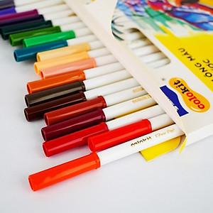 Hộp 20 Bút Lông Màu Rửa Được Washable Fiber Pen - Colokit SWM-C009