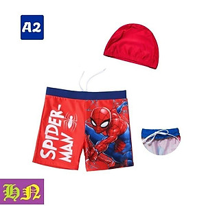 - Quần bơi bé trai siêu nhân từ 10-39kg - Vải polyester co giãn tốt-HN.Store115