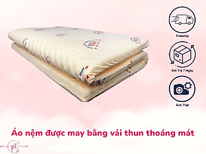 Nệm Cao Su Non Massage America Dày 3cm Kích Thước 80cm/1m/1m2/1m4/1m6/1m8 Tặng Kèm Áo Bảo Vệ Nệm