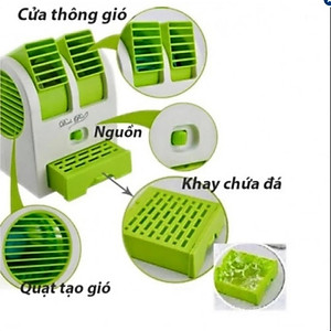 SIÊU HOT - Quạt điều hòa hơi nước mini ngăn đá 1 cửa - quạt điều hòa cổng cắm USB 206128( hàng nhập khẩu )