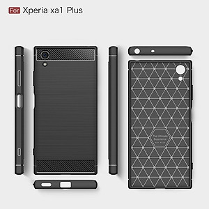 Ốp lưng chống sốc dành cho Sony Xperia XA1 Plus Silicon hàng chính hãng Rugged Shield cao cấp - Hàng Nhập Khẩu