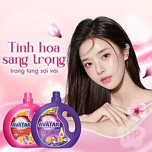 Combo 2 Can Nước Giặt Xả Vải Hương Hoa Anh Đào Avatar ( 2 kg/ Can )