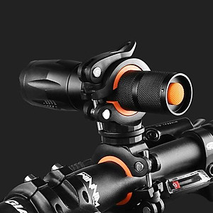 Chân Đế Gắn Đèn Pin Vào Xe Đạp Xoay 360 Độ Gắn Đầu Phía Trước Ghi Đông Xe Đạp Cao Cấp Mai Lee (Không Kèm Đèn Pin)