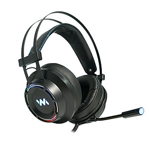 Tai nghe gaming Wangming WM9800 7.1 USB LED (Đen) - Hàng nhập khẩu