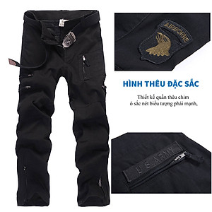 Quần Túi Hộp Nam Lính Mỹ US ARMY U768 Cao Cấp, Chất Liệu Vải Kaki,Bền Màu, Ống Rộng Phong Cách, Thiết kế Túi Hộp- HÀNG CHÍNH HÃNG
