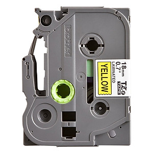 Nhãn In Tiêu Chuẩn TZE Brother Tze-641 Chữ Đen Trên Nền Vàng (18mm) - Hàng Chính Hãng