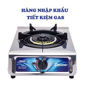 Bếp gas đơn ZENNE KGC 12-C có đầu hâm- Hàng nhập khẩu Malaysia- Tiết kiệm gas - Ngọn lửa mạnh và hội tụ.