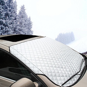 Tấm chắn nắng, chống nắng ngoài kính lái ô tô 3 lớp, tráng bạc