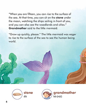 Truyện Cổ Tích Nổi Tiếng Song Ngữ Việt - Anh: Nàng Tiên Cá - The Little Mermaid