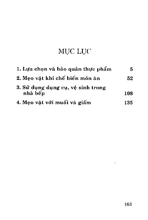 Sách Mẹo Vặt Trong Nhà Bếp