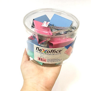 Kẹp Bướm Màu 51mm FO-DCC06