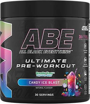 ABE Pre Workout - Applied Nutrition (30 Lần Dùng), Tăng Sức Mạnh Sức Bền, Tỉnh Táo Tập Trung Trước Tập