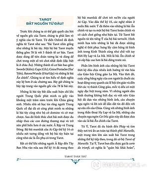 Tarot Toàn Thư - Đọc Vận Mệnh Qua Những Lá Bài