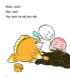 Ehon Chơi Cùng Momo - Chú Bé Quả Đào - Nhào Bùn Cùng Momo (Tái Bản 2022)