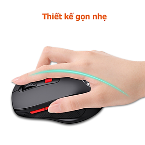 Chuột không dây HXSJ T67 Receiver USB 2.4G - Hàng Chính Hãng